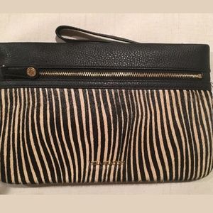 Vera Bradley leather wristlet